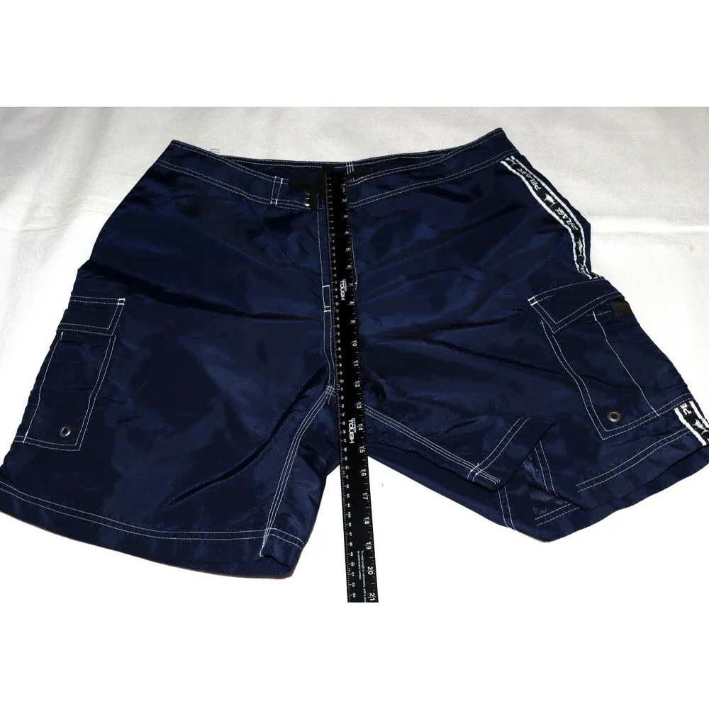 Pelagic Hook Up Men's Fishing Performance Outdoor Nylon Board Shorts Size 38